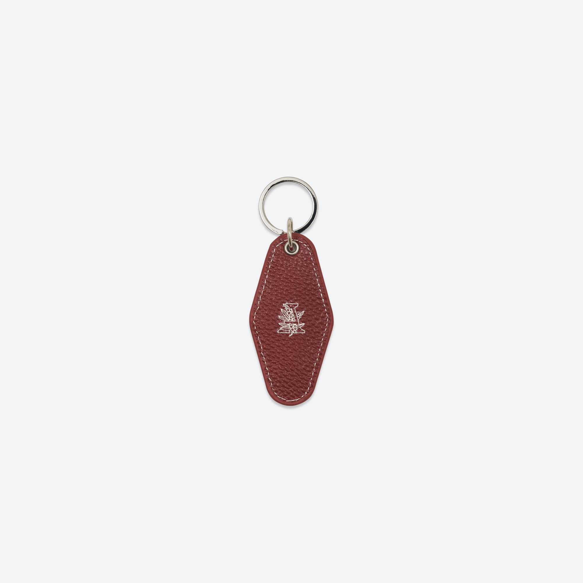 Alfred's Apartment - Leather Keychain - Red
