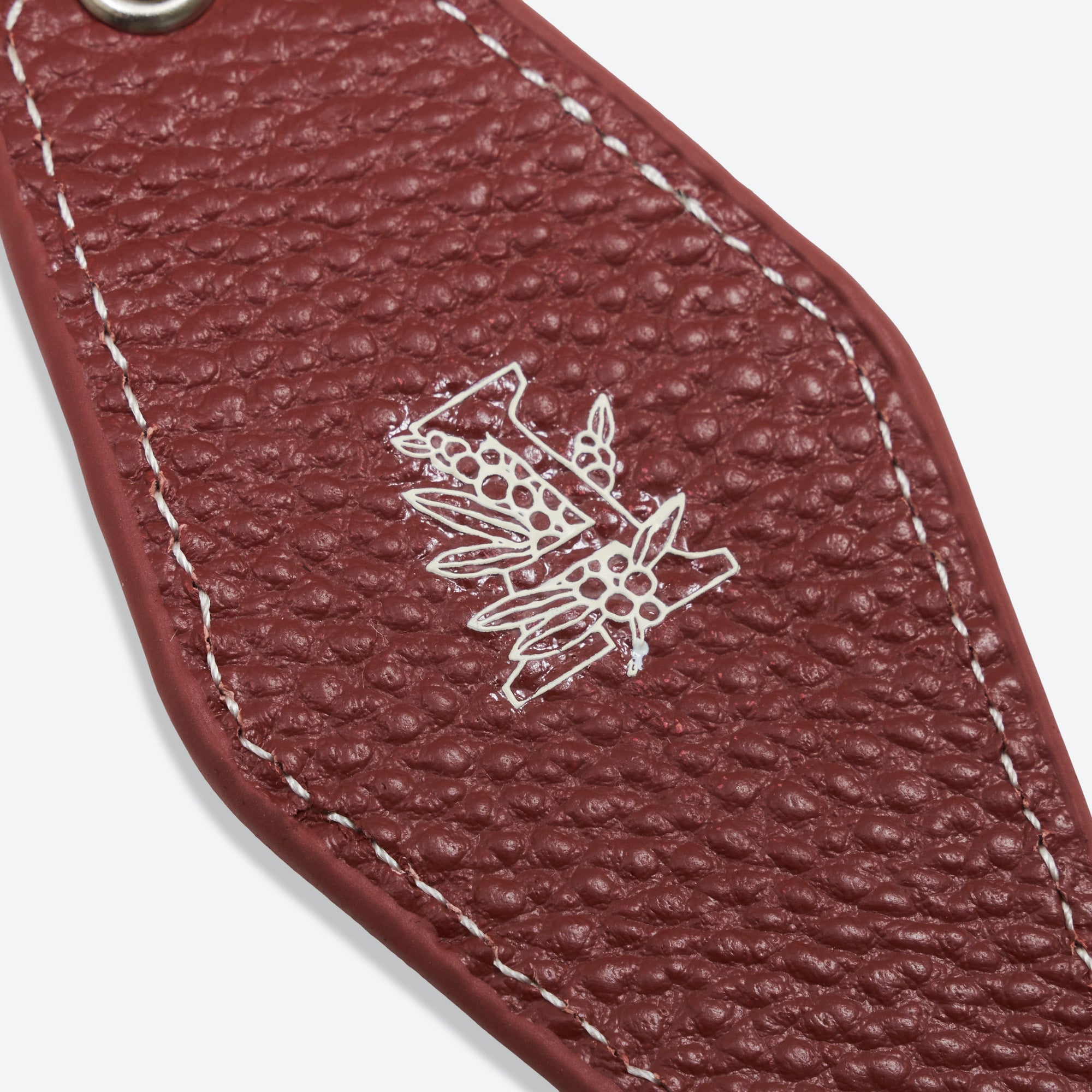Alfred's Apartment - Leather Keychain - Red