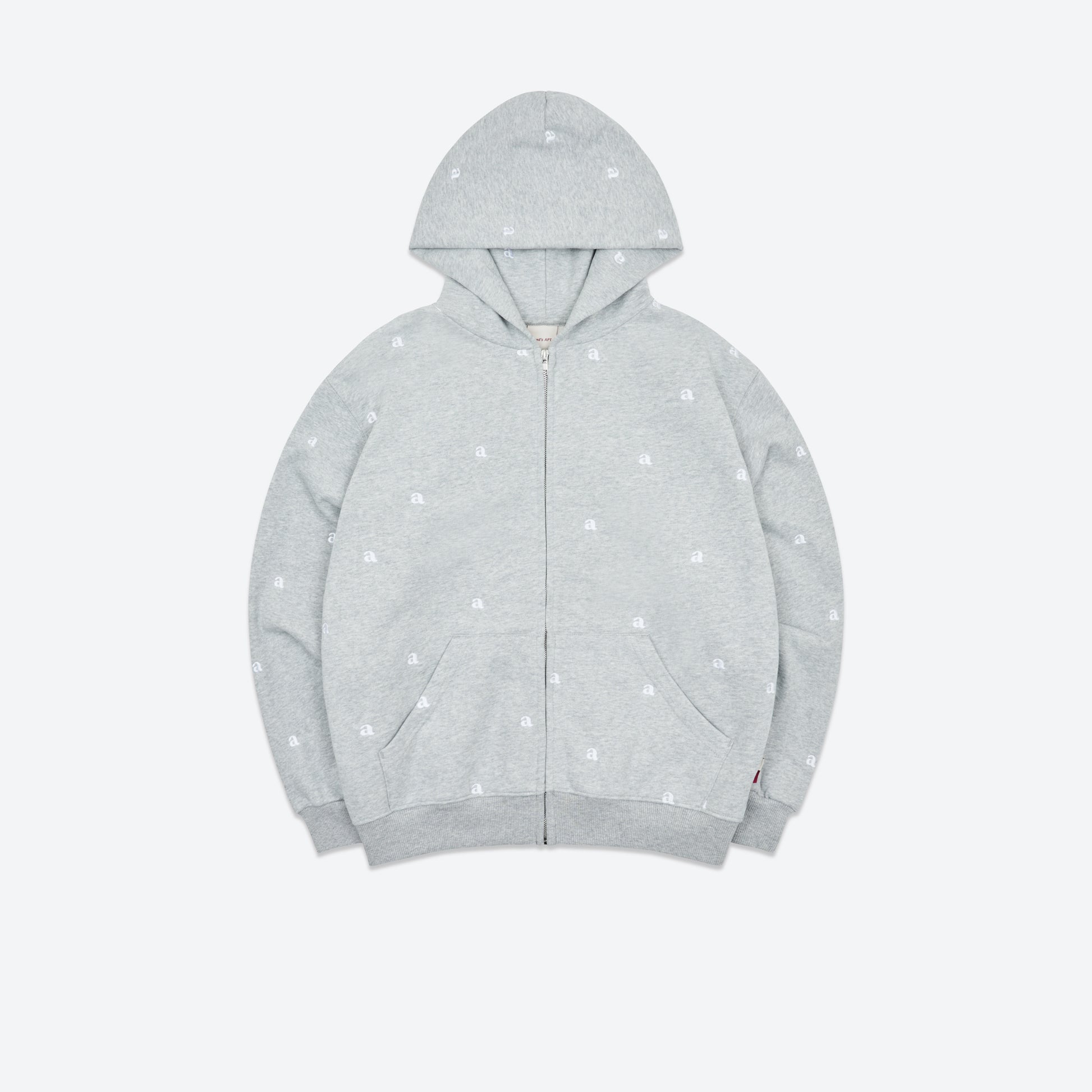 Stamp Allover Zip Hood - Marle