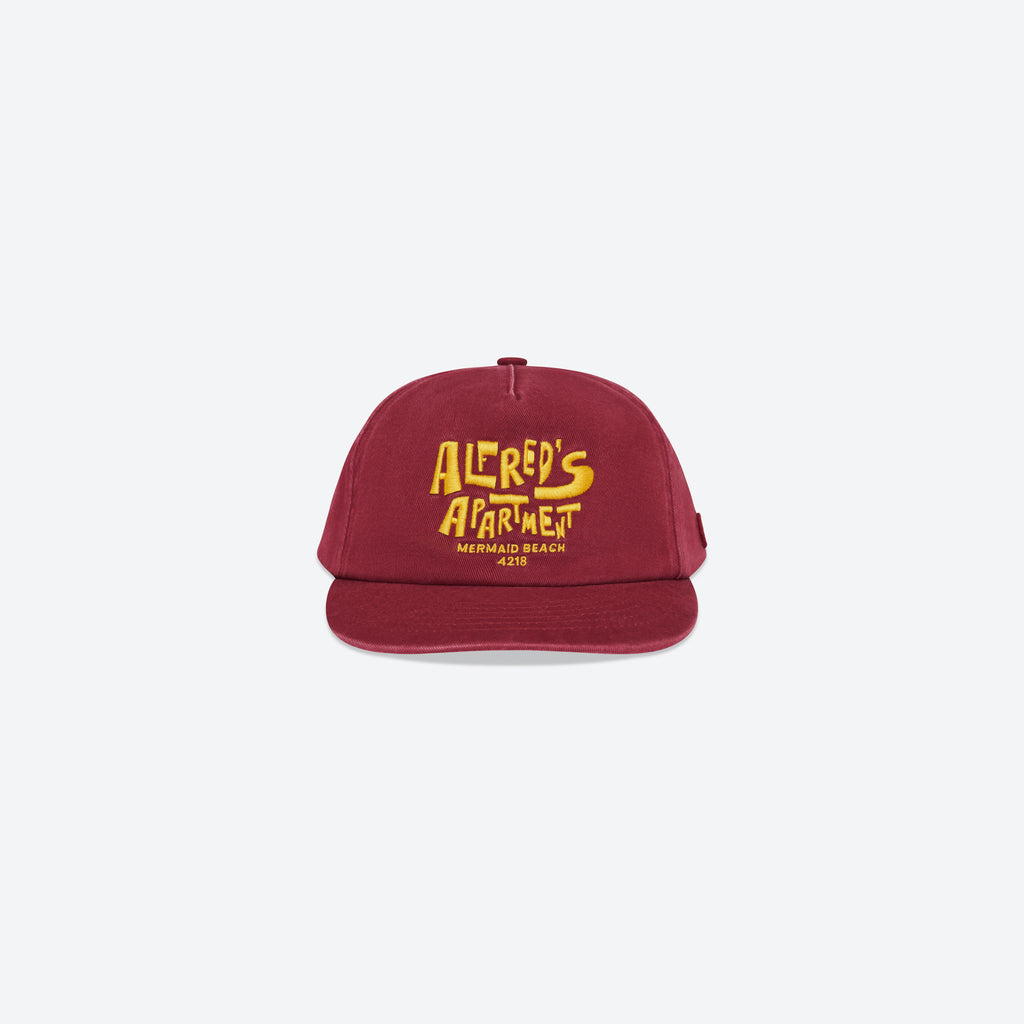 Brisbane Cap - Washed Maroon