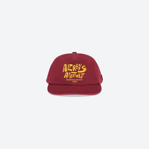 Brisbane Cap - Washed Maroon