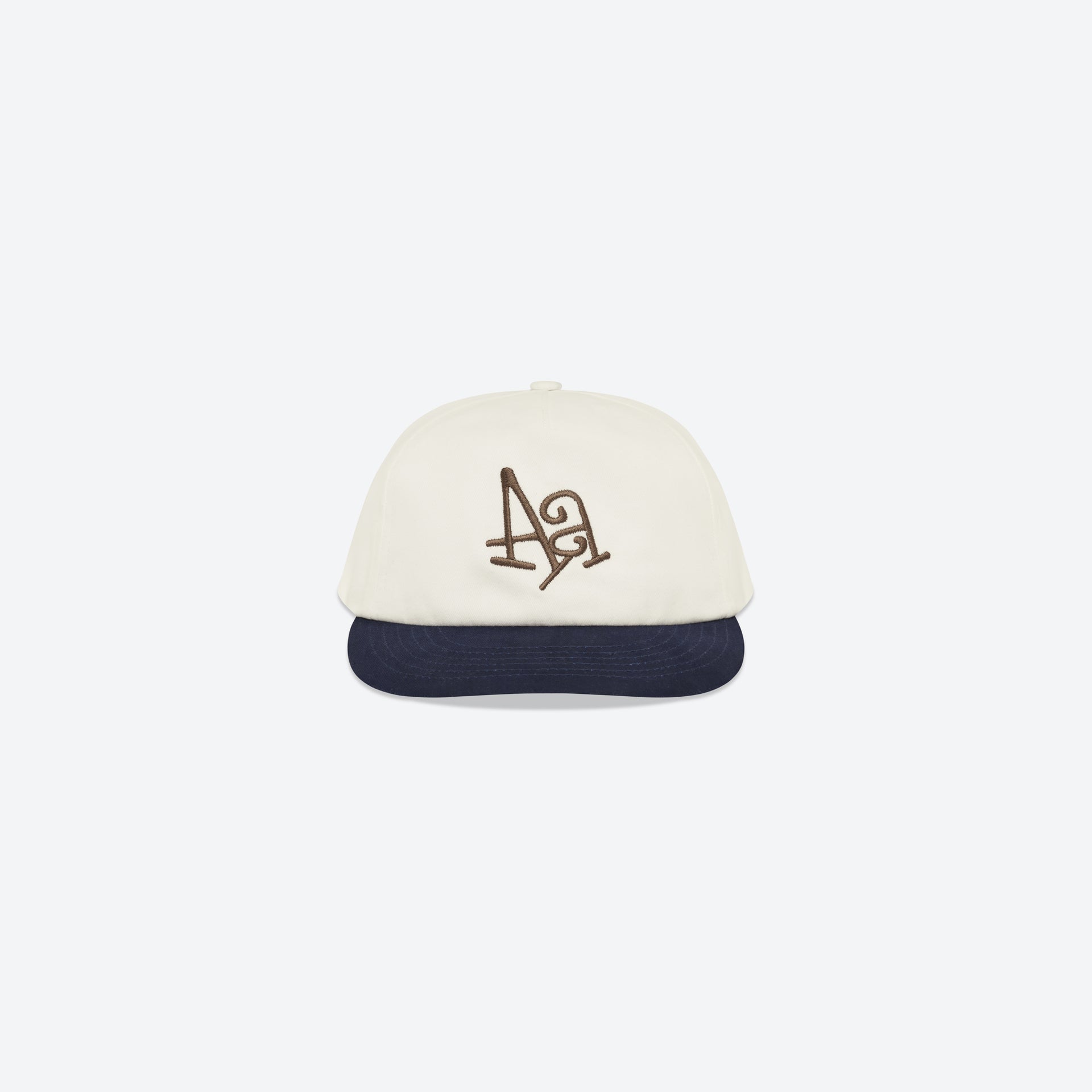Letters Cap - Off White / Navy