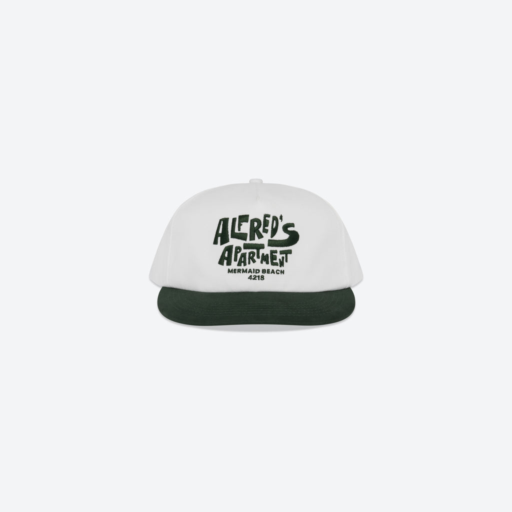 OG Cap - Off White / Forest