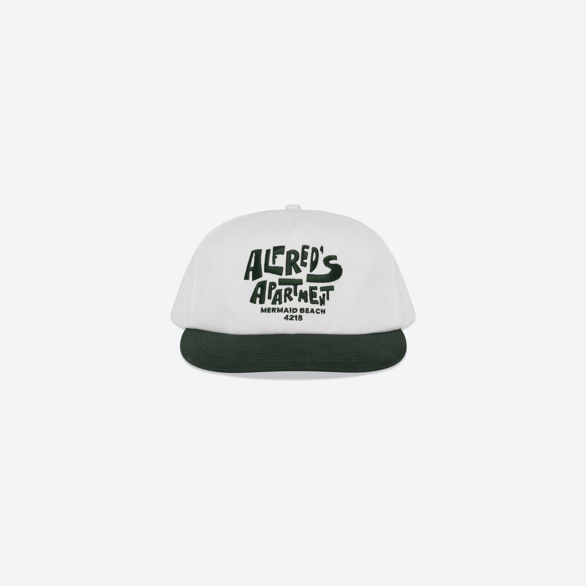 OG Cap - Off White / Forest