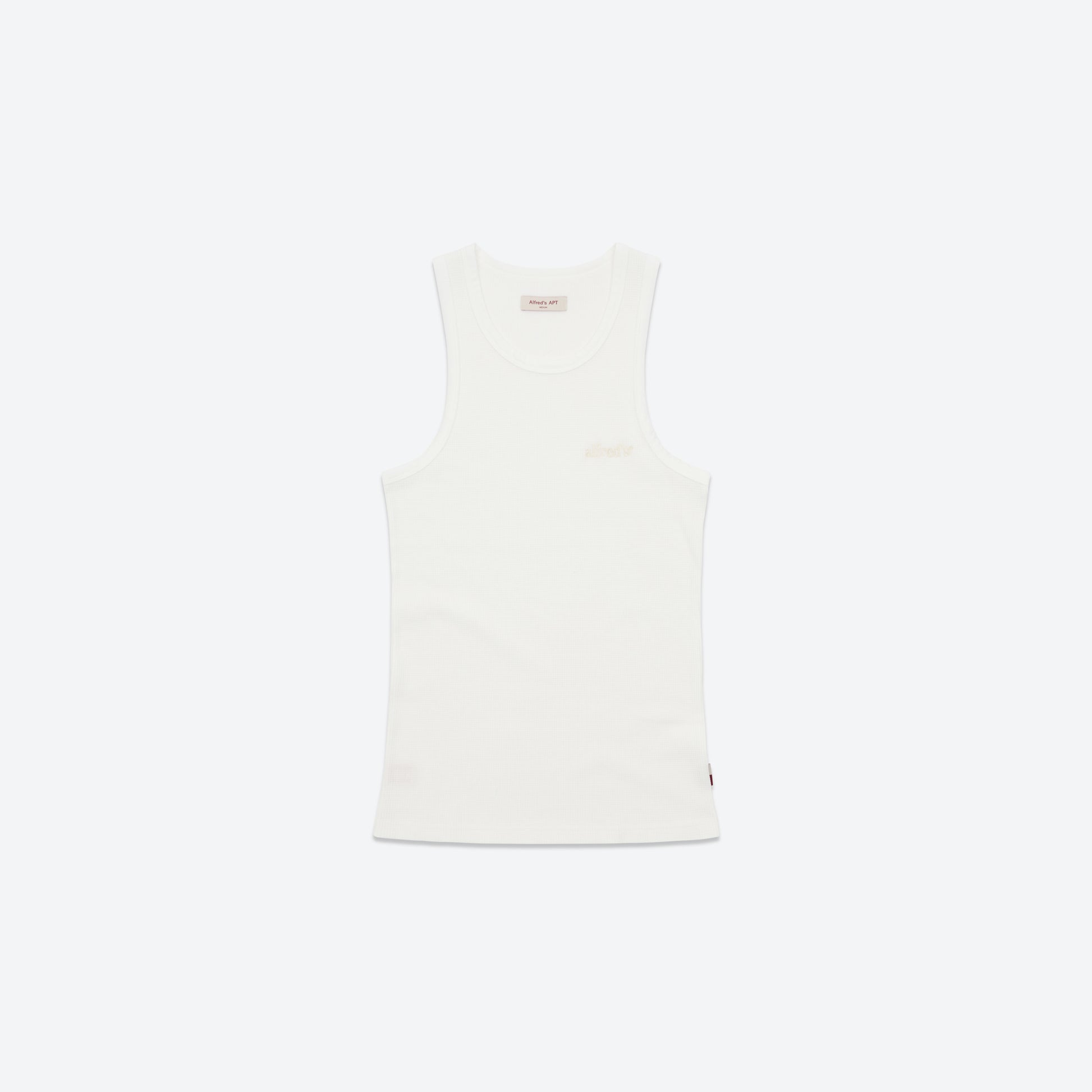 Trusted Waffle Singlet - White