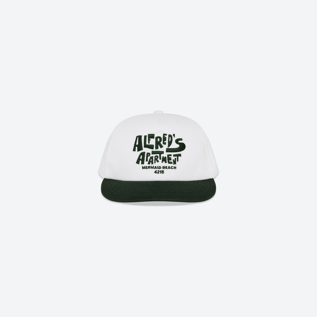 OG Cap - Off White / Forest