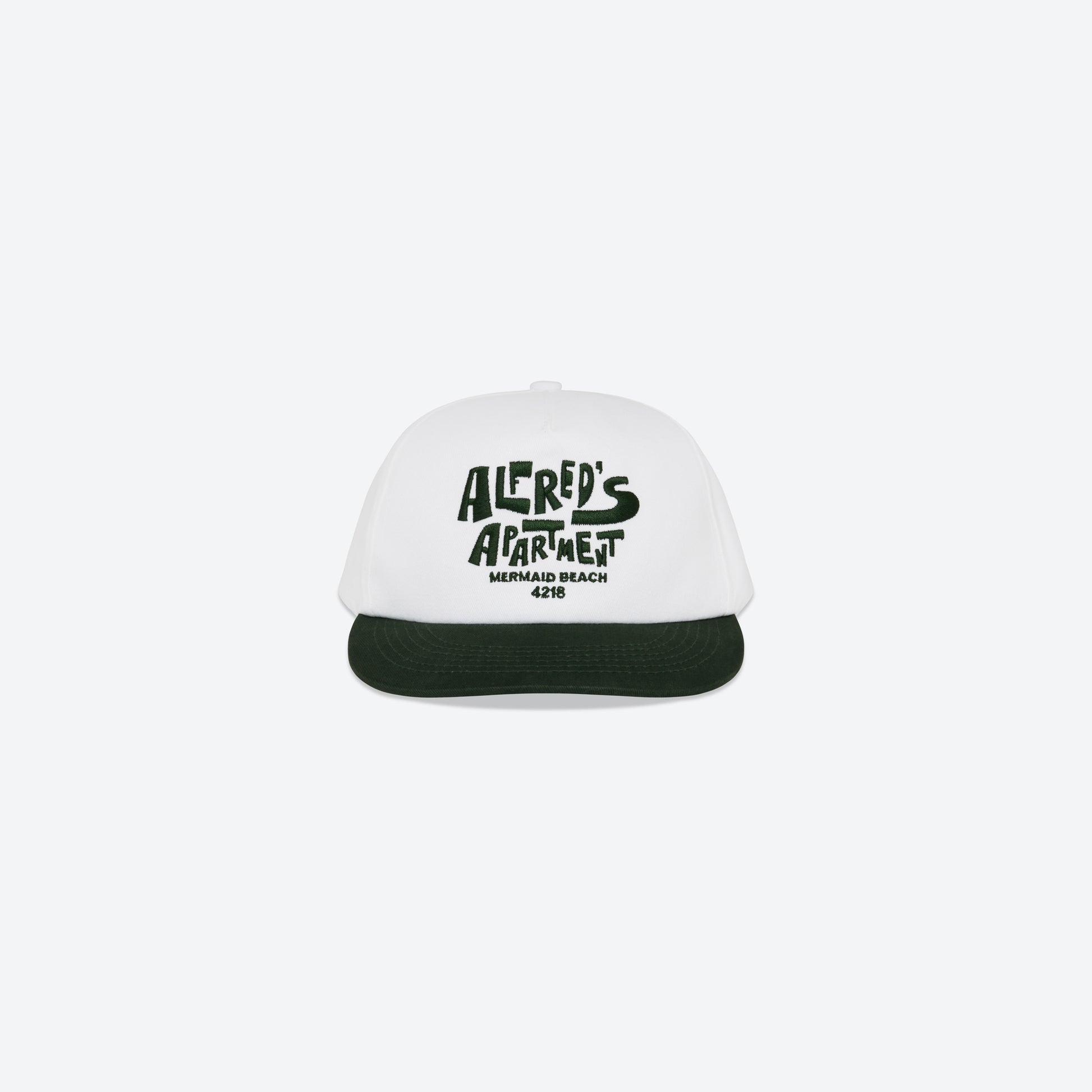 OG Cap - Off White / Forest