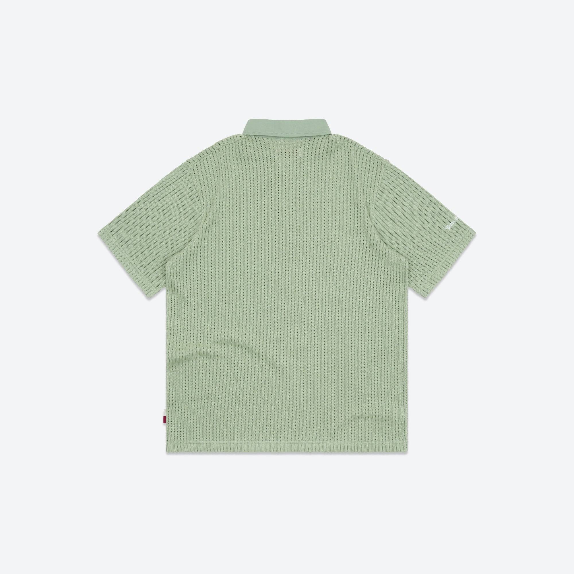 Alfred's Apartment - Paradise Knit Polo - Lauren Green