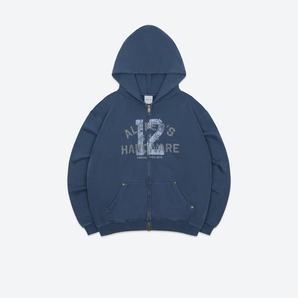 Hardware Zip Hood - Slate