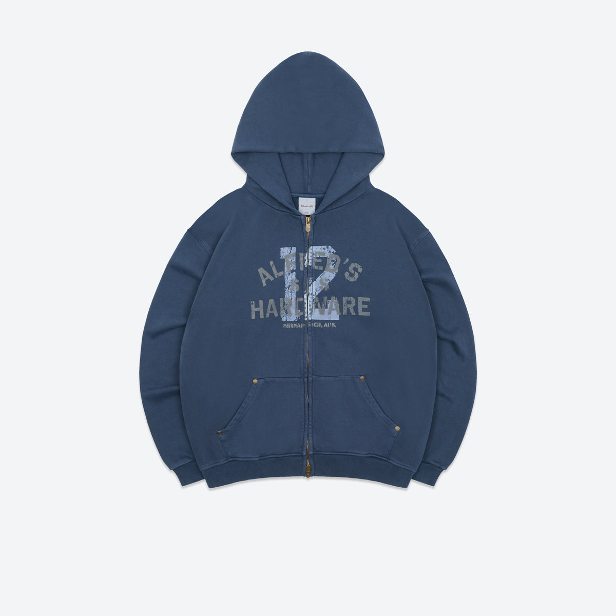 Hardware Zip Hood - Slate