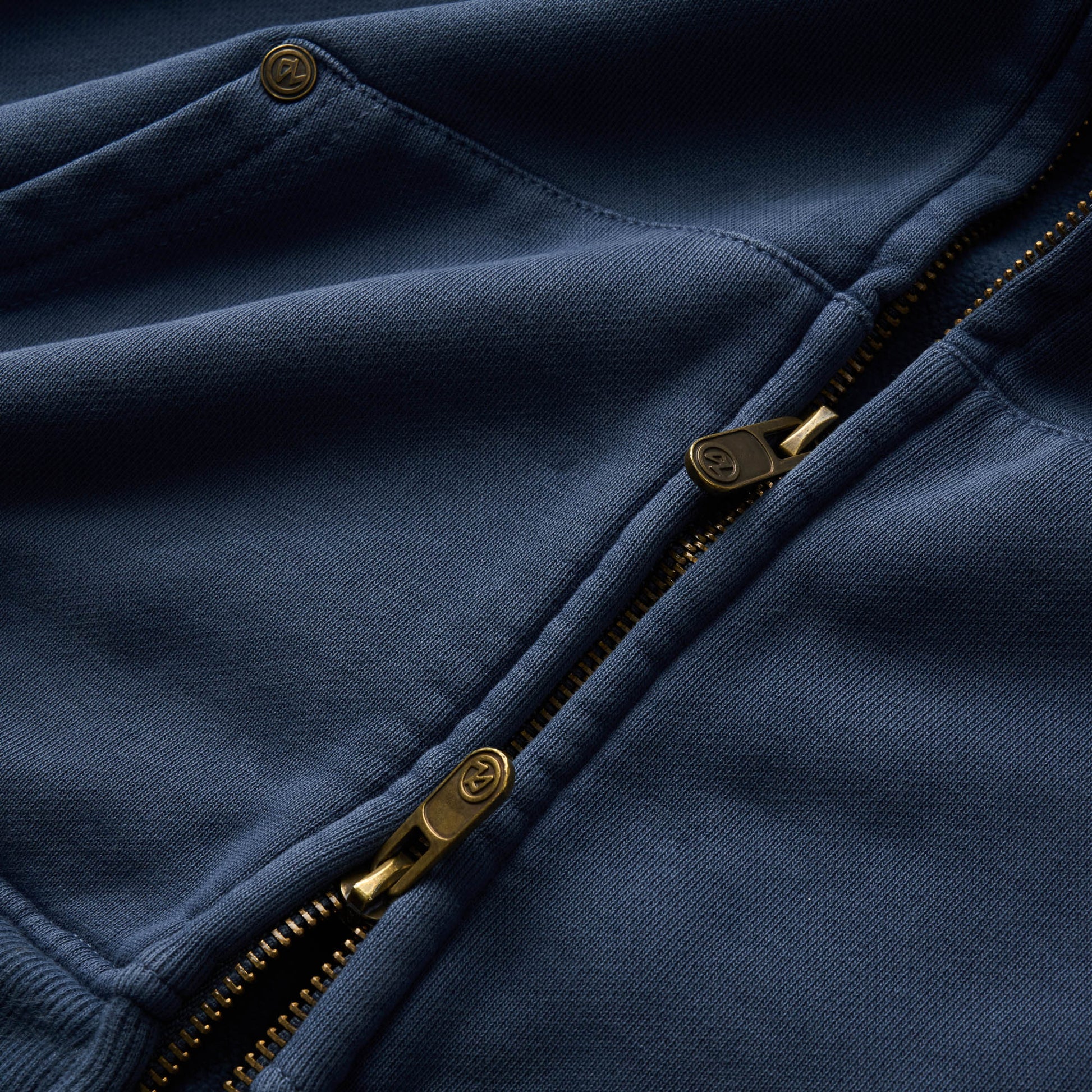 Hardware Zip Hood - Slate