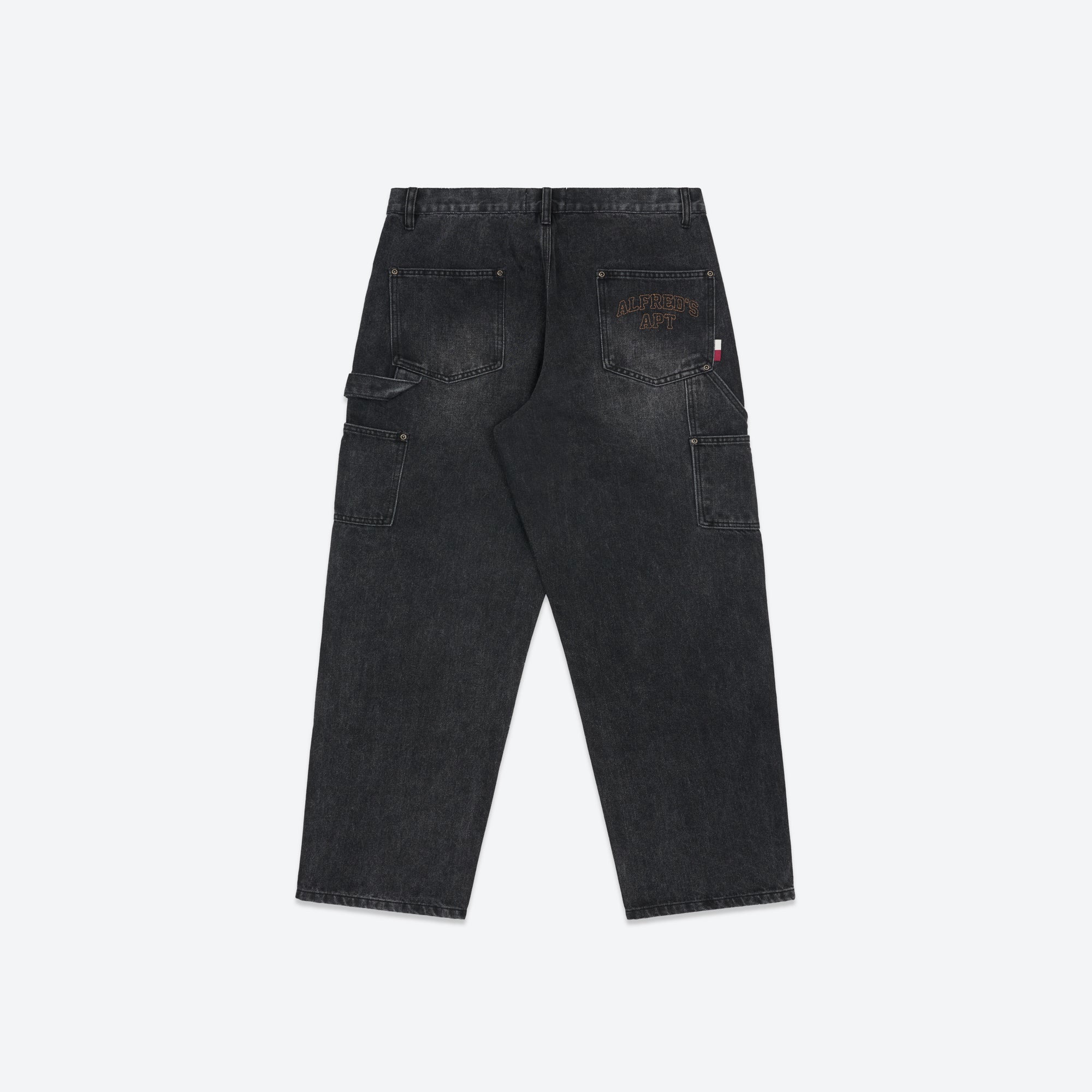 Alfred's Apartment - Double Knee Jean - Washed Black