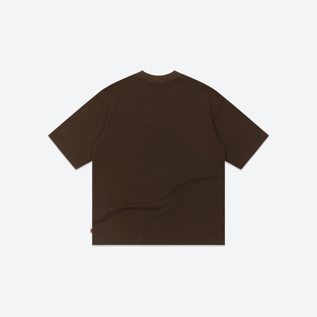 Stamp Tee - Chocolate