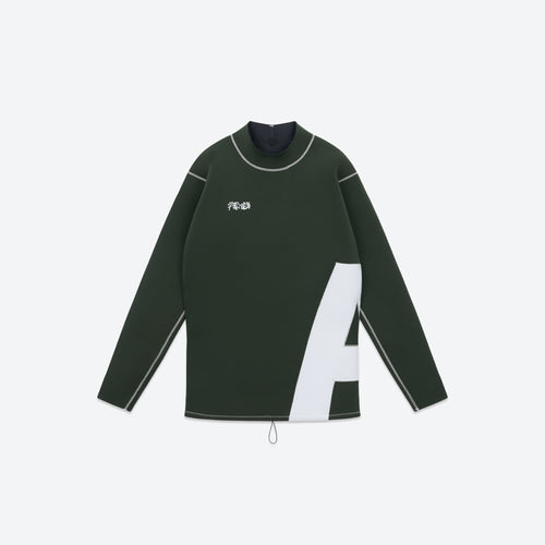 Narval Wetsuit Top - Forest