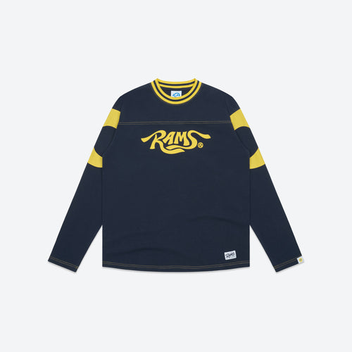LA Rams - Mark LS Tee - Navy
