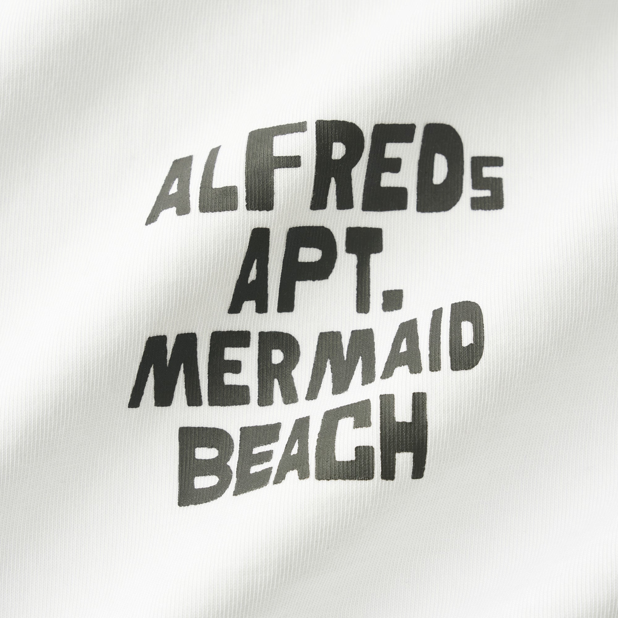 Alfred's Apartment - Mermaid Ringer Tee - White