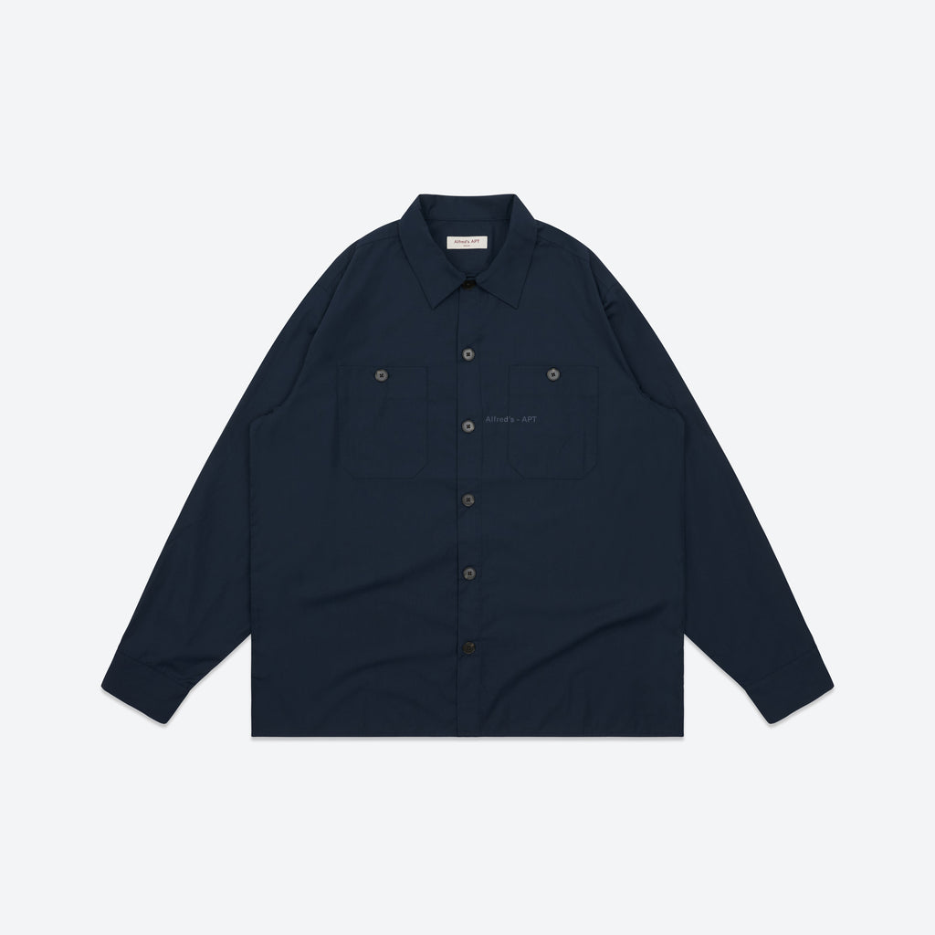 Team LS Button Down 528 - Navy
