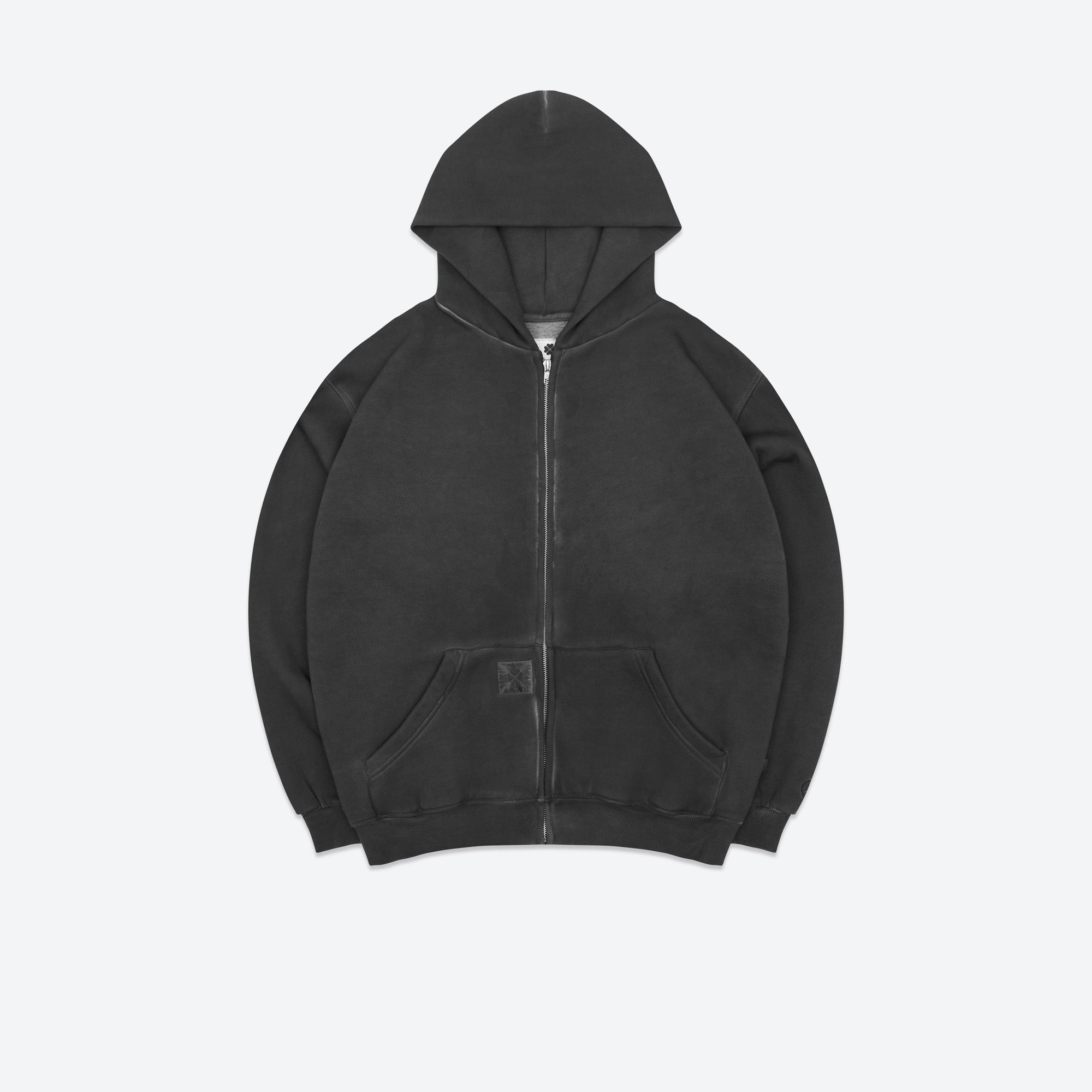 Team Zip Hood 542 - Washed Black – Alfred's Apartment