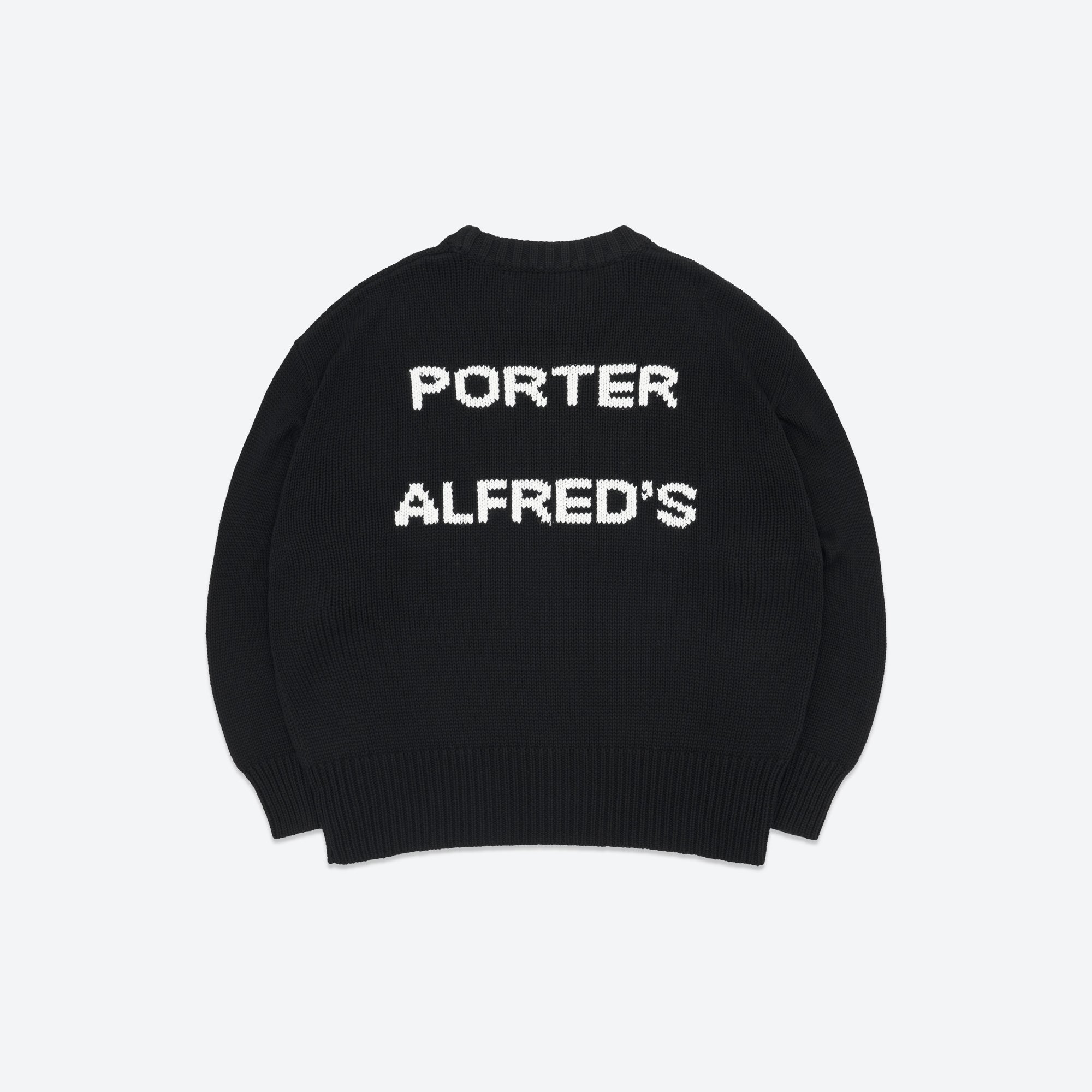 Alfred's Apartment x Porter James Sports - Ribbed Knit - Black