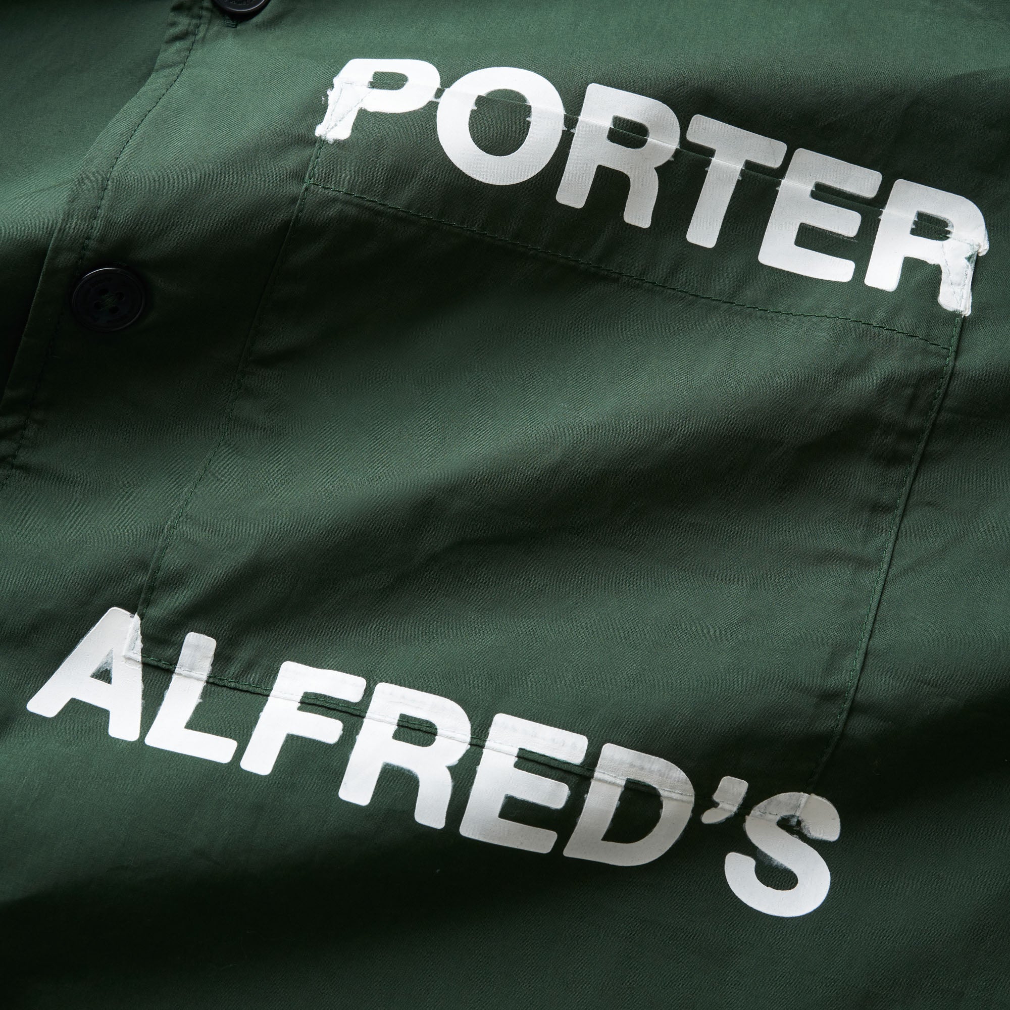 Alfred's Apartment x Porter James Sports - Revere Button Down - Forest