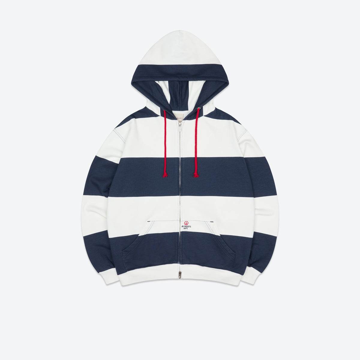 Highway Zip Hood - Stripe