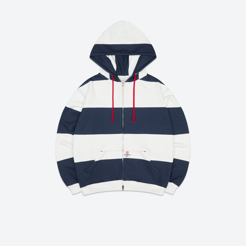 Highway Zip Hood - Stripe