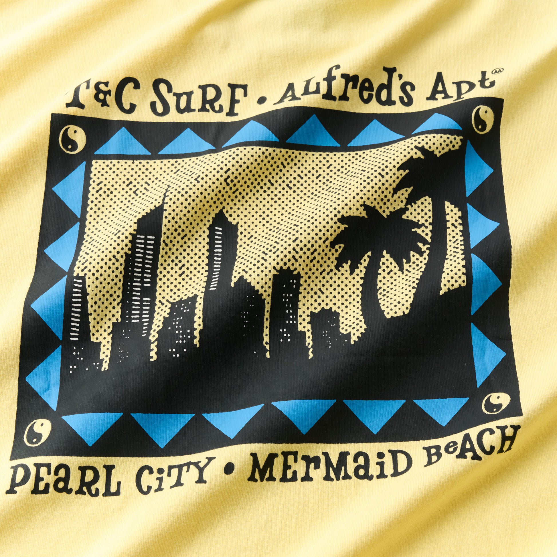 T&C Coast Tee - Washed Yellow