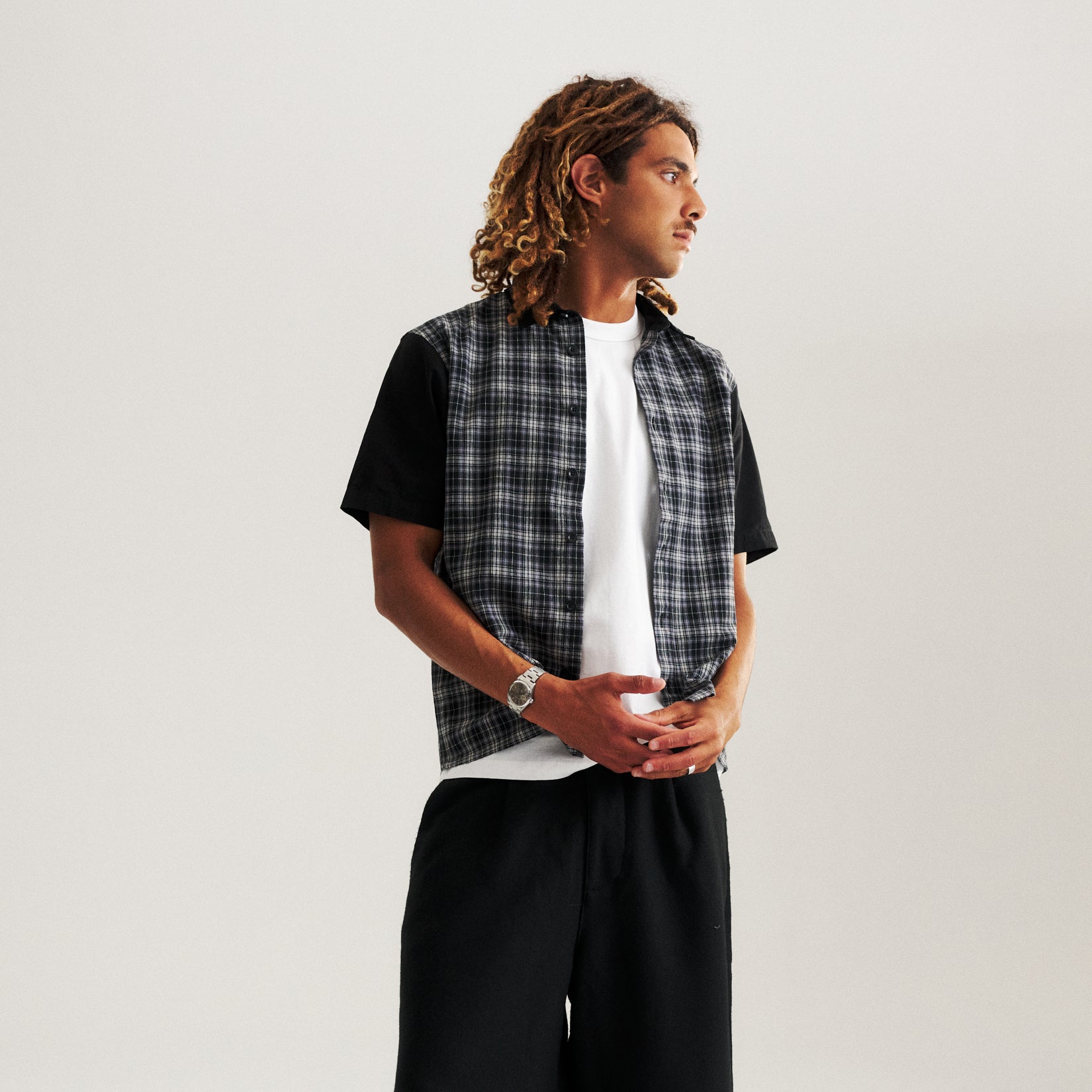 Team Button Down 536 - Black