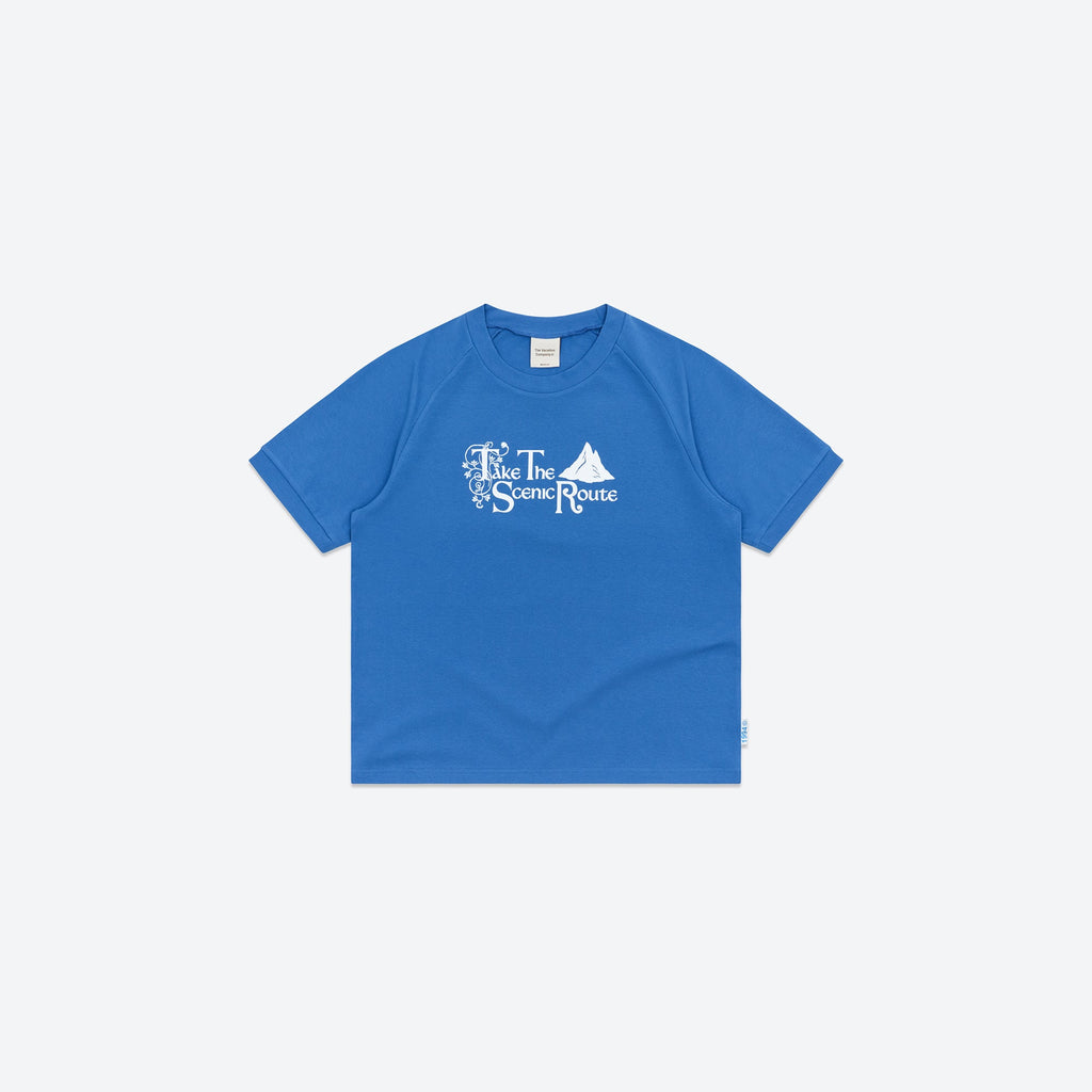 TV Pauses Raglan Tee - Royal
