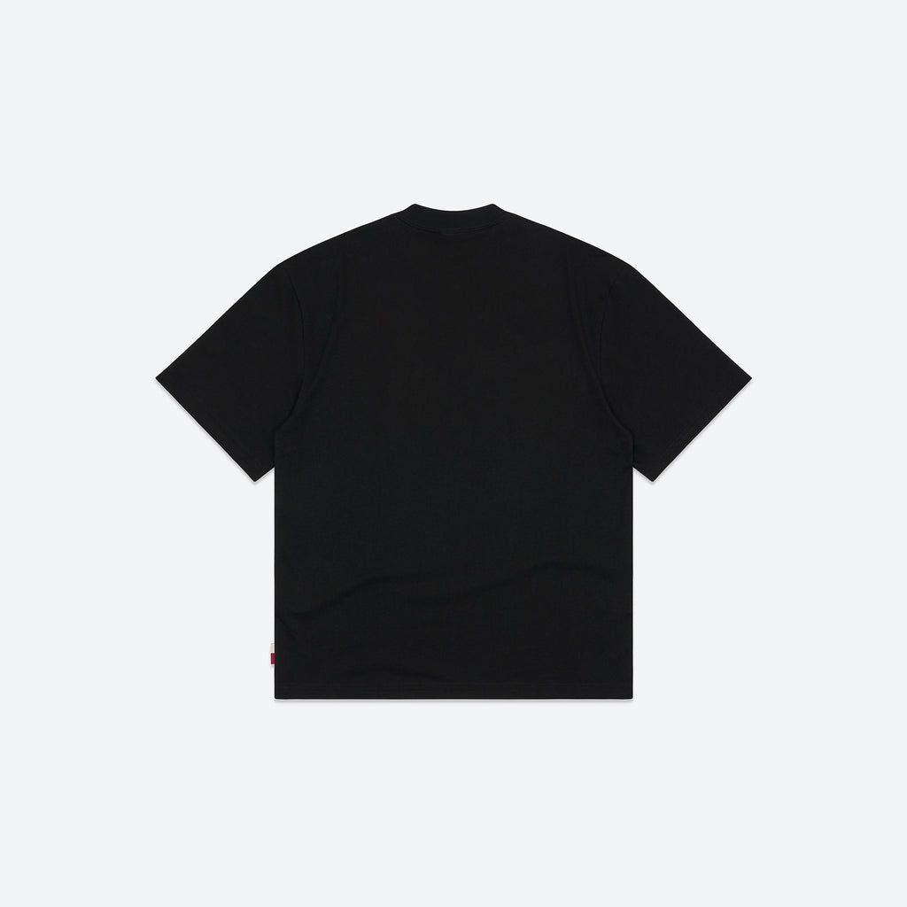 Script Tee - Black