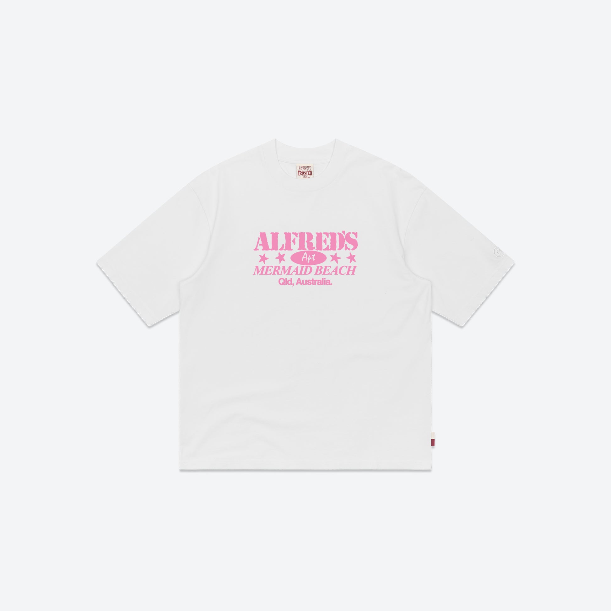 Stencil Tee - White