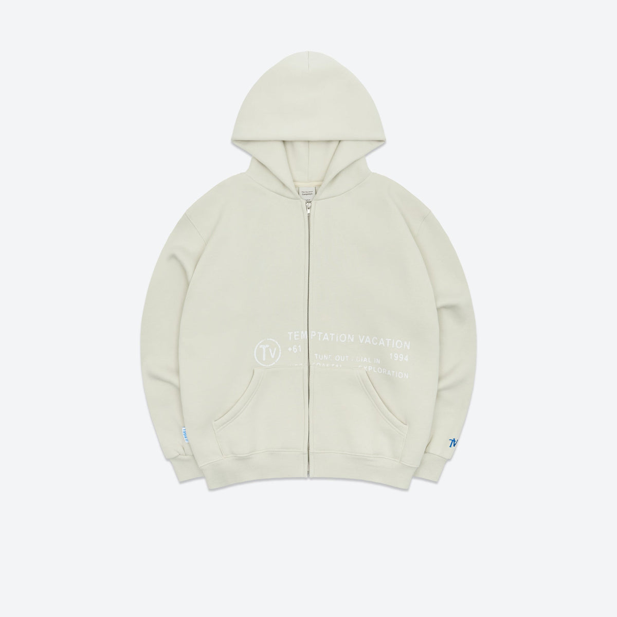 TV Field Zip Hood - Bone