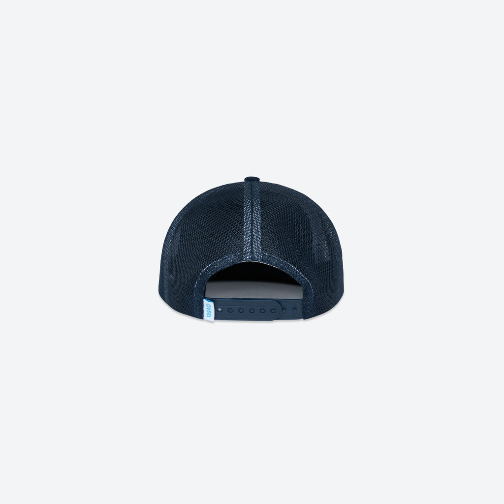TV MONOGRAM TRUCKER CAP - NAVY