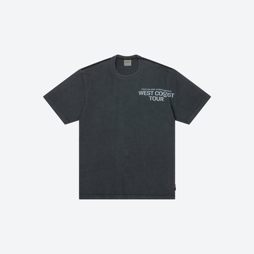 West Coast Tour Tee - Washed Black