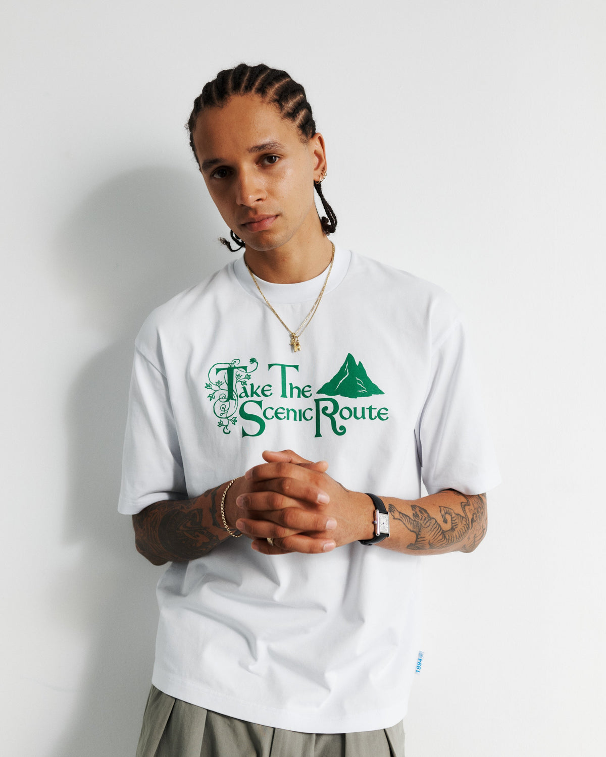 TV Pauses Tee - White