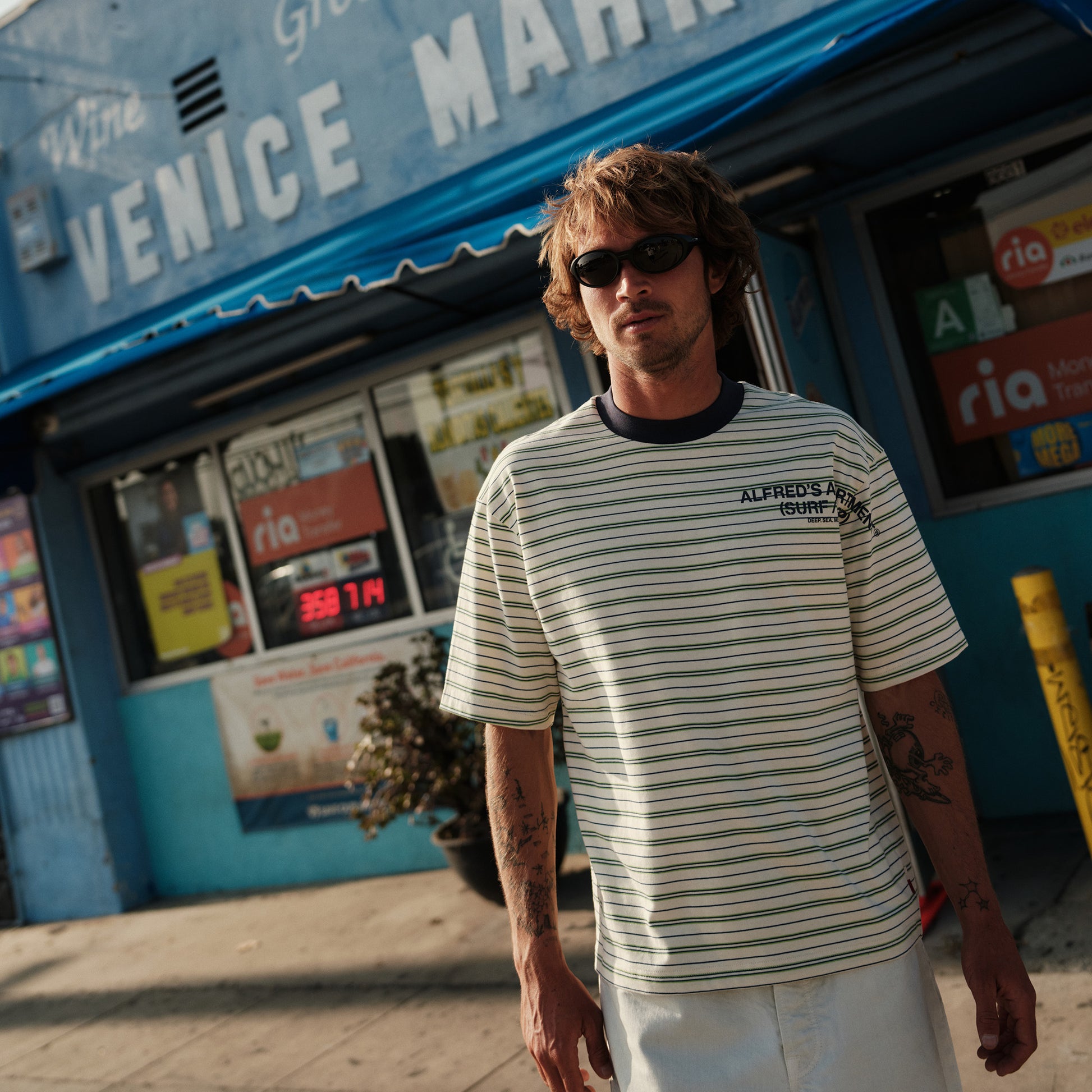 Surf Shop Tee - Stripe