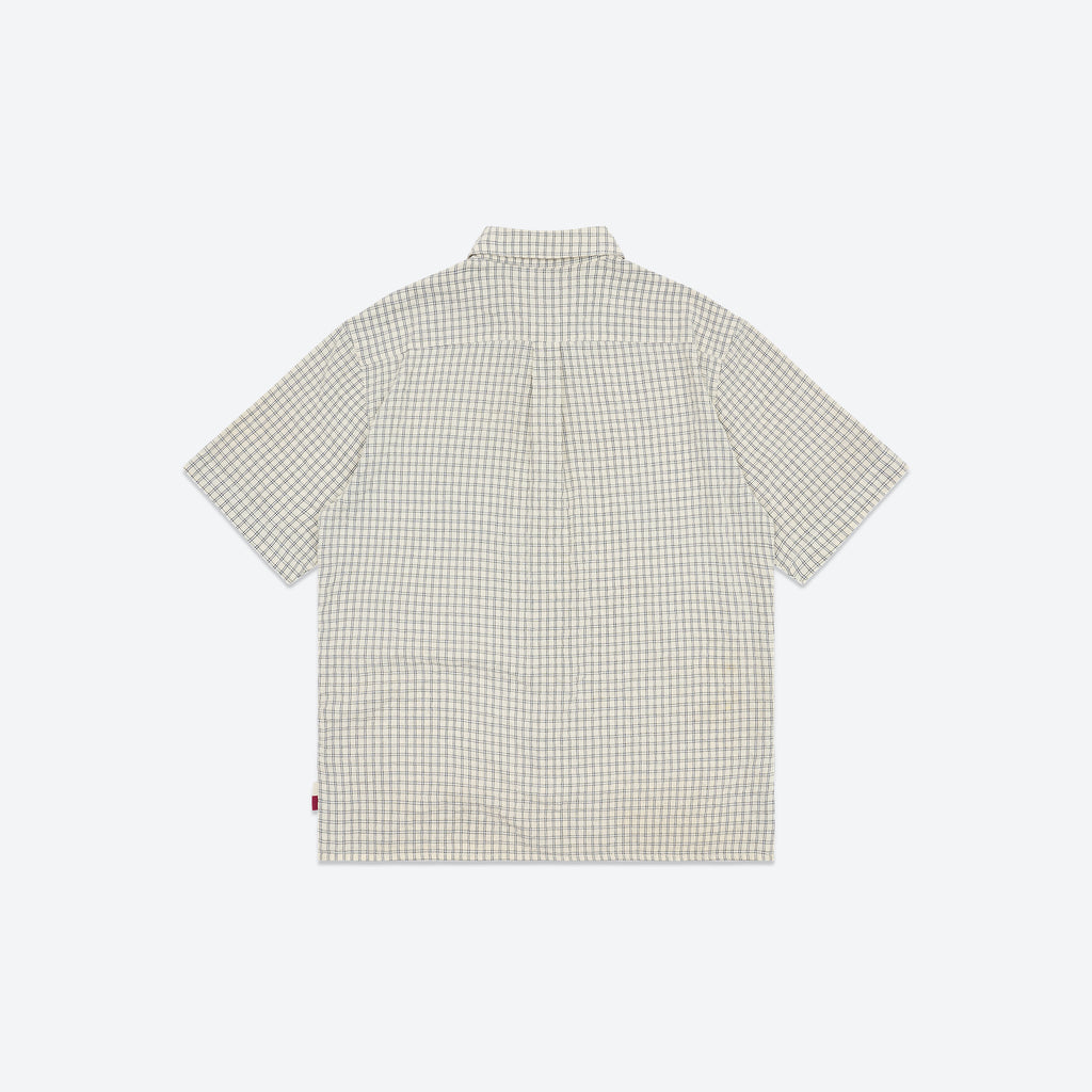 Sunshine State Button Down - Cream Check