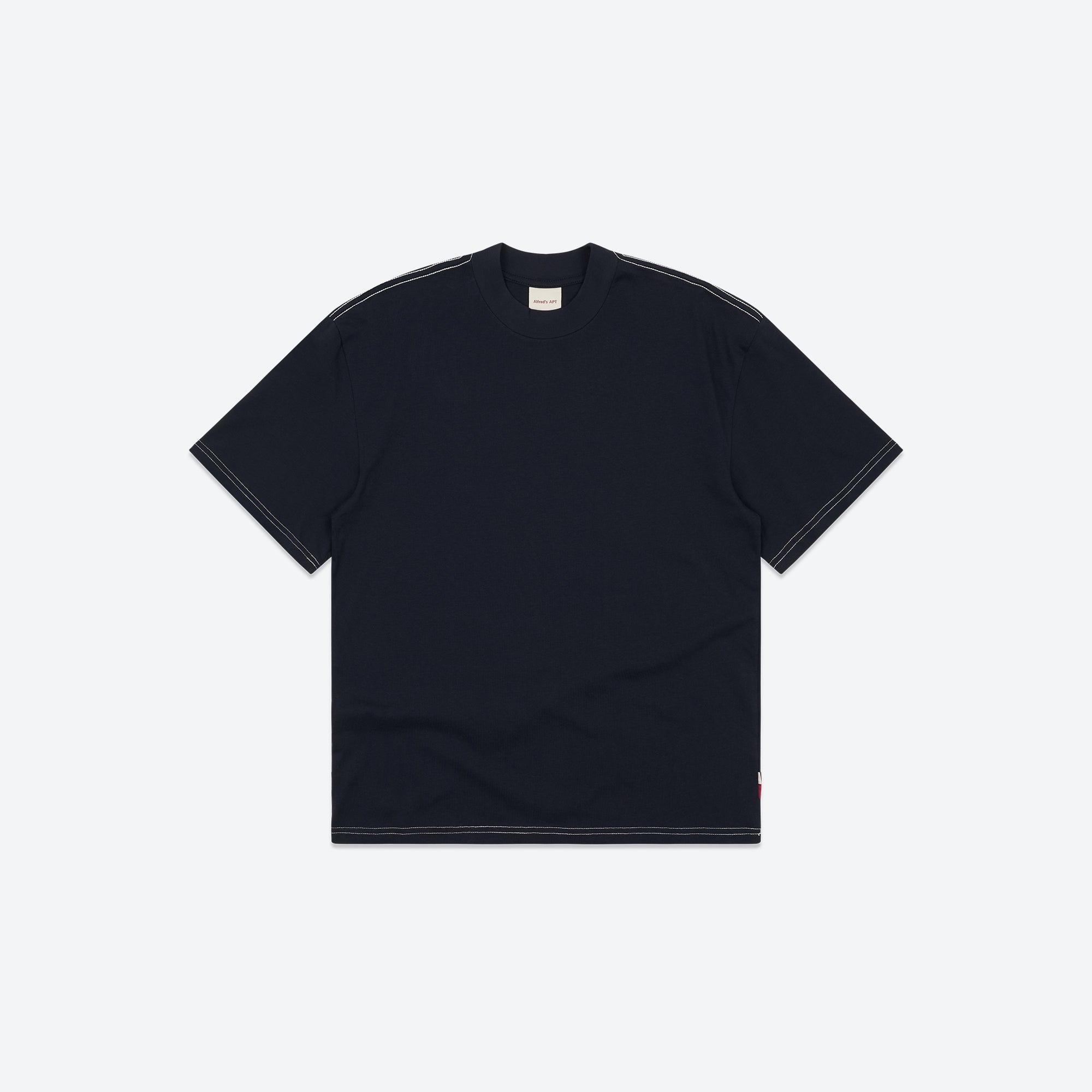 Alfred's Apartment - Trusted Contrast Tee - Navy