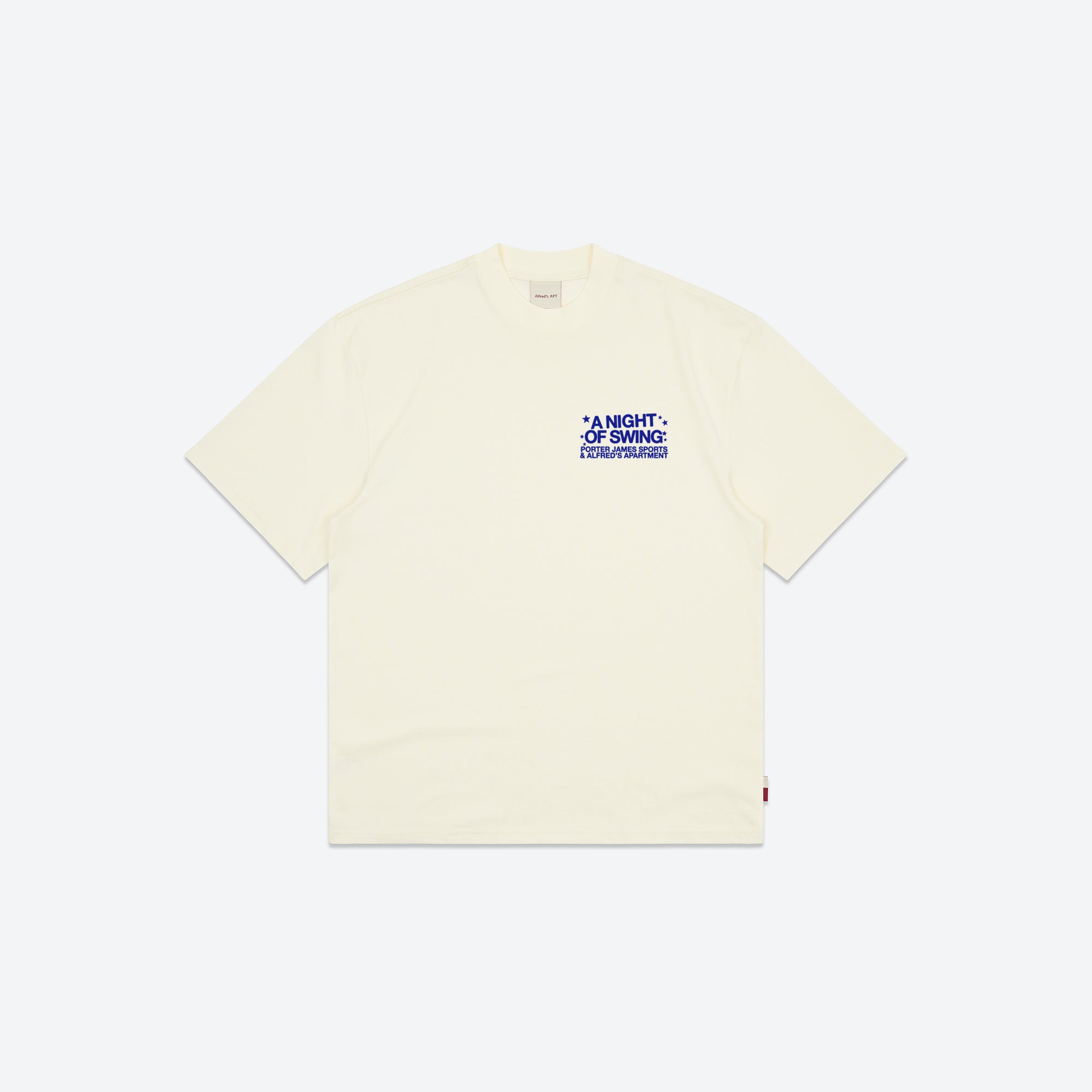 Alfred's Apartment x Porter James Sports - Swing Tee - Cream