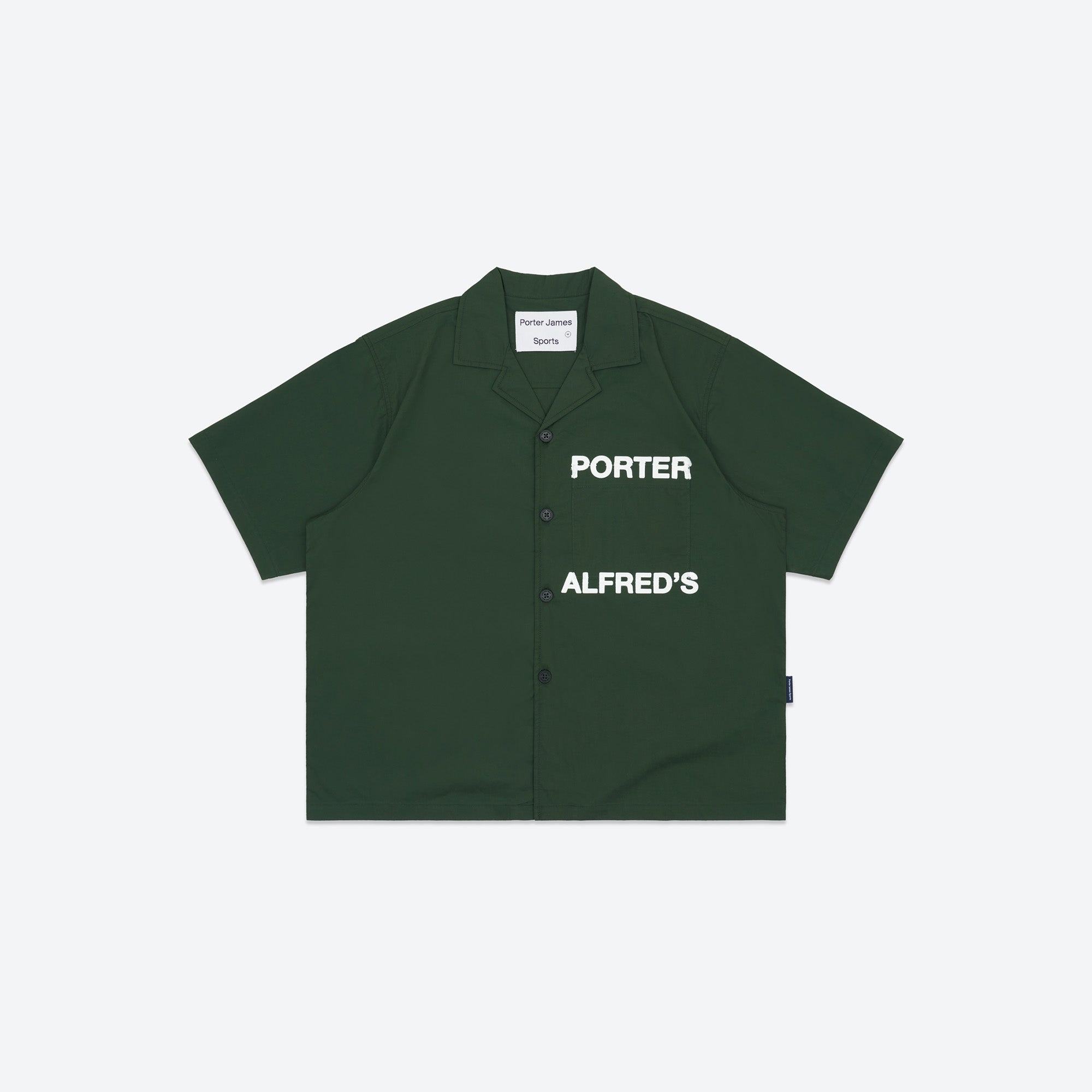 Alfred's Apartment x Porter James Sports - Revere Button Down - Forest